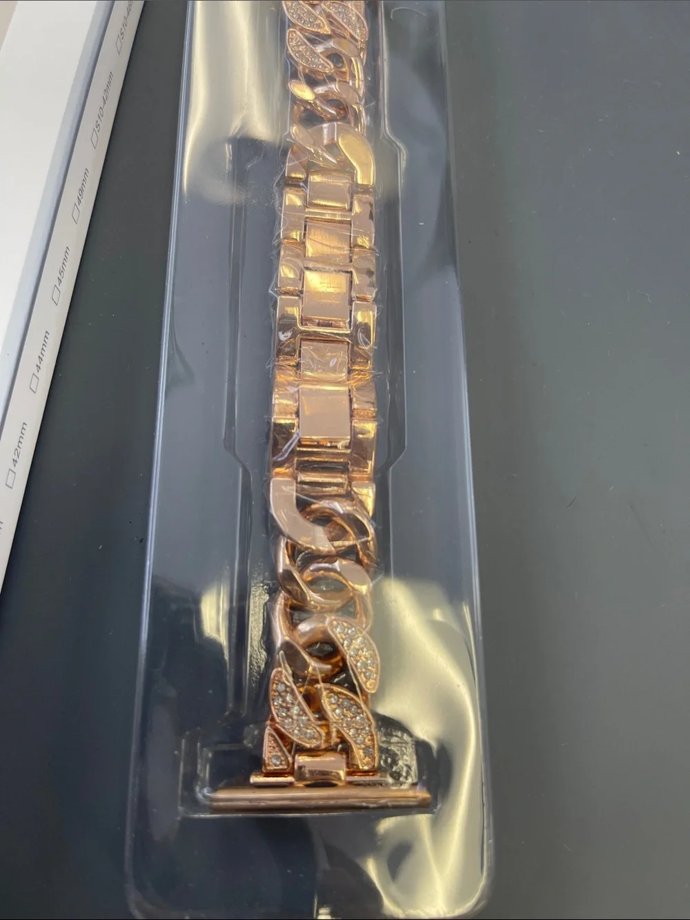 Rose Gold Diamond Bracelet Steel Band for iWatch